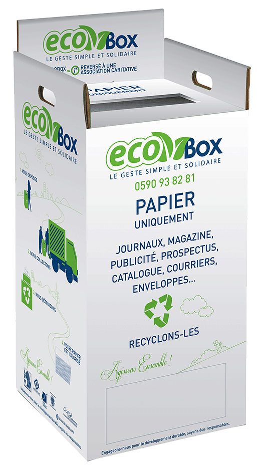 ECOBOX boîte de collecte pour le tri et recyclage des emballages